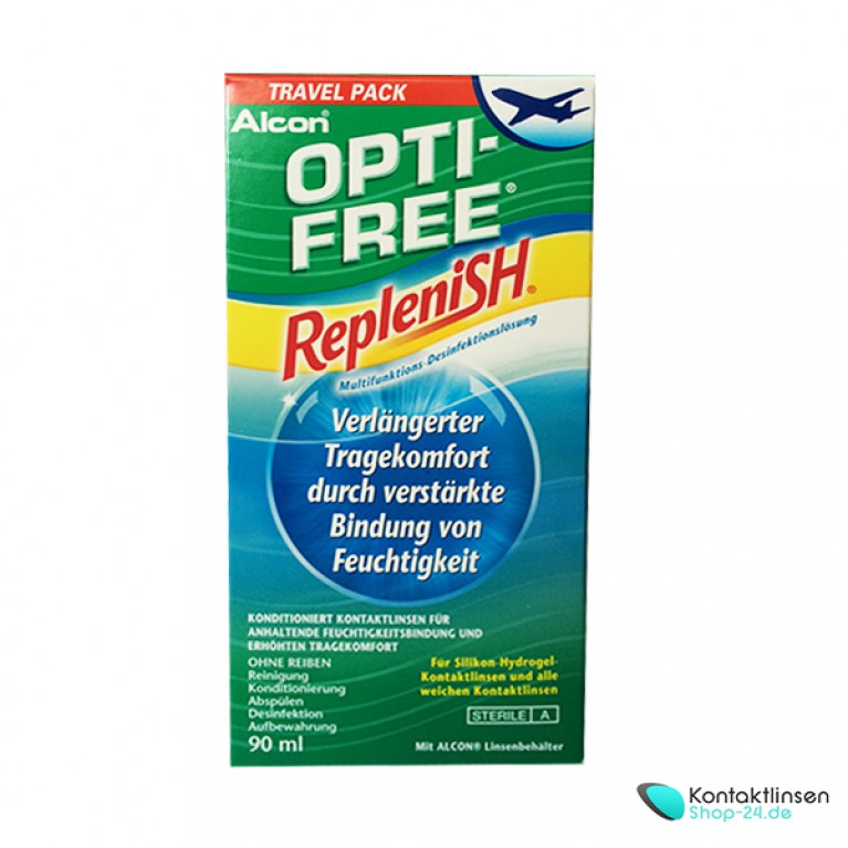 Opti-Free® RepleniSH®  1 x 90 ml Reiseset von Alcon