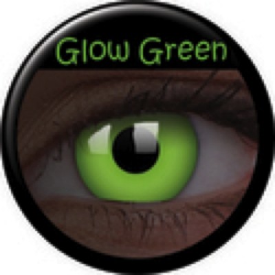 Glow Green ohne Stärke, (2 Linsen), 0 dpt