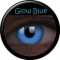 Glow Blue ohne Stärke, (2 Linsen), 0 dpt