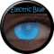 Glow Electric Blue ohne Stärke, (2 Linsen), 0 dpt